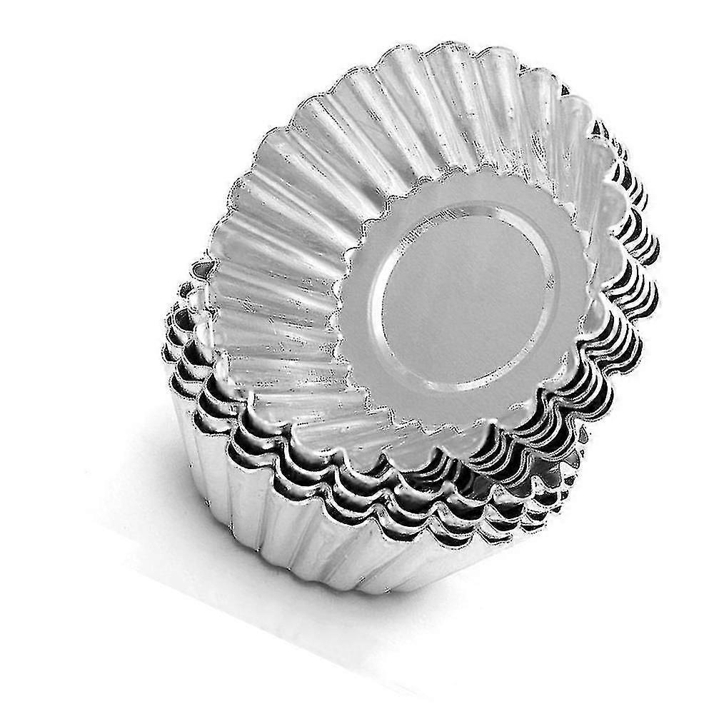 20-teiliges Set Eierkuchen-, Cupcake-, Kuchen- Und Keksformen Aus Aluminium, Ausgekleidete Backformen