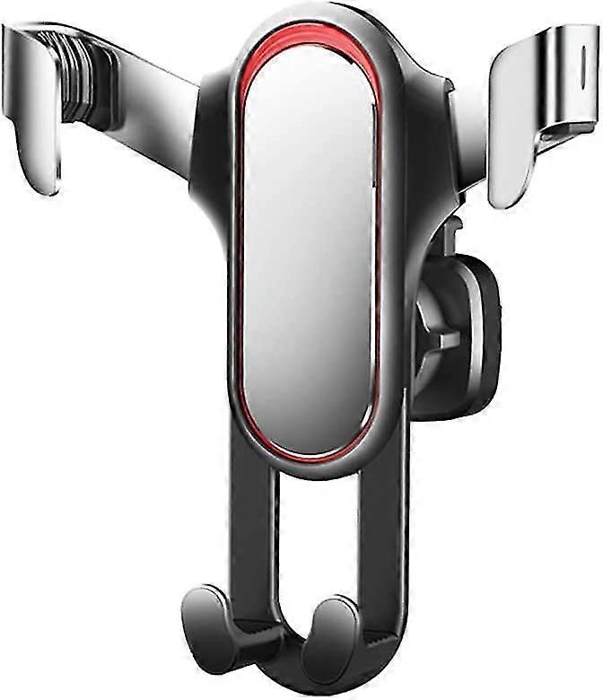 Handyhalterung Für Lüftungsschlitze Im Auto, 360° Drehbar, Verstellbar, Mit Schwerkraftmechanismus, Für Handys Von 4,7 Bis 7,2 Zoll, Silber