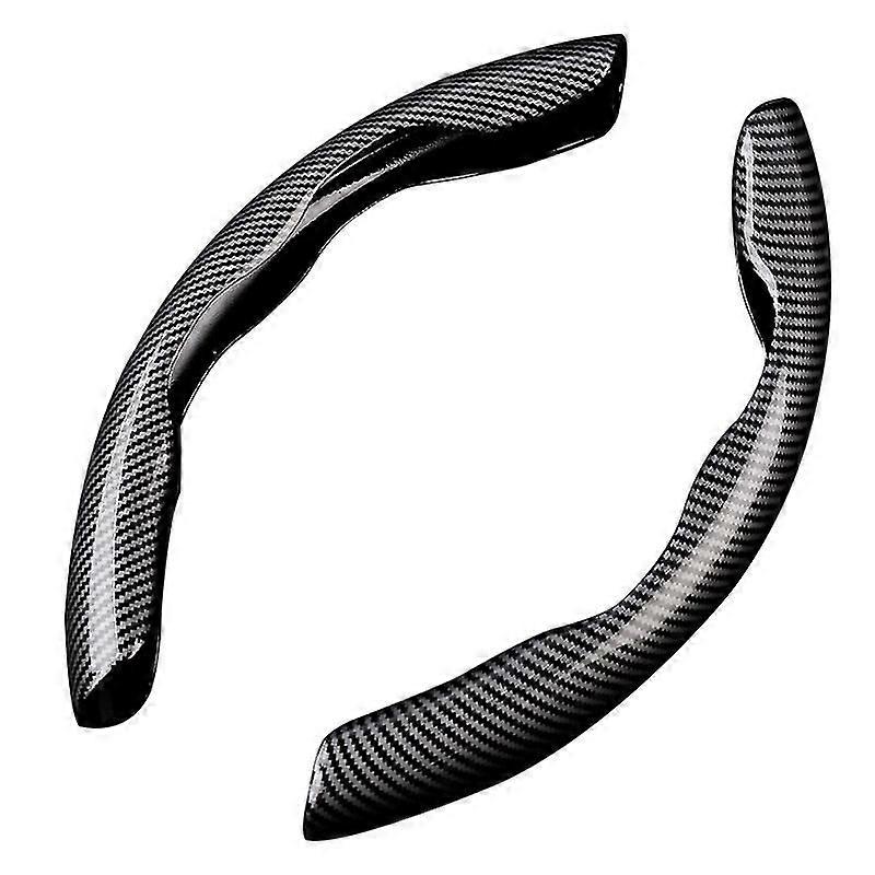 Linkstyle Universal-lenkradschutz Aus Carbonfaser Mit Rutschfester, Segmentierter Oberfläche Für Pkw-, Lkw-, Suv- Und Transporterlenkräder