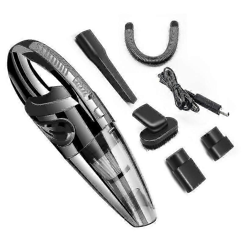 Leistungsstarker, Tragbarer 120-w-akku-handstaubsauger Mit 2000 Mah, Nass-/trockenfunktion, Waschbarem Hepa-filter Und 5 Wiederaufladbaren Düsen Für Haushalt, Tisch Und Garten.