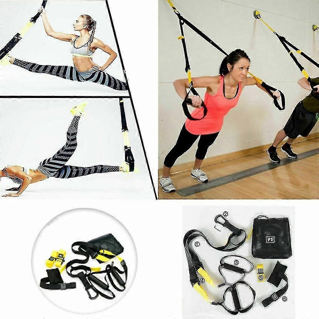 Dhrs Suspension Trainer Kit, Der Leichteste Und Kleinste Suspension Trainer - Perfekt Für Reisen Und Indoor-/outdoor-training (schwarz)
