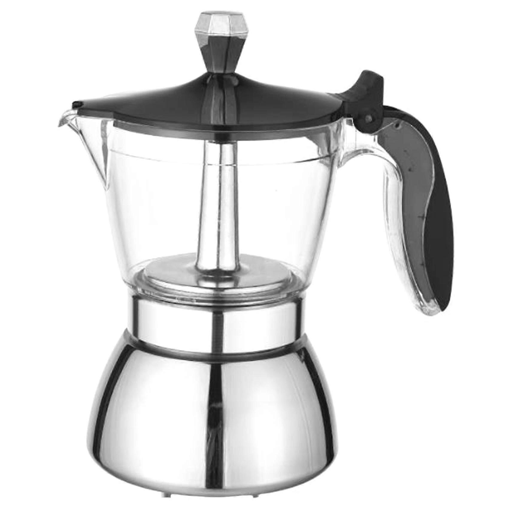 Moka-kanne, 4-tassen-espressomaschine Für Den Herd, Kubanische Kaffeemaschine, Italienischer Premium-moka-espresso