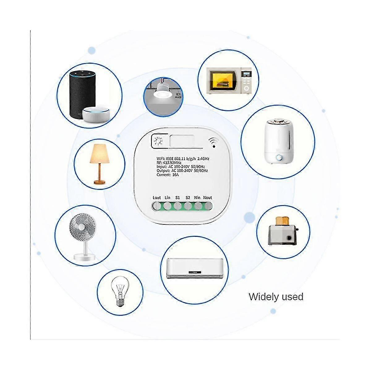 Drahtloser Fernbedienungsschalter, Wandpanel-fernbedienungssender, Wlan-fernbedienung, Intelligent