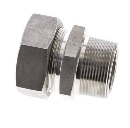 1 1/2'' NPT-Außengewinde x 42L Edelstahl-Schneidring gerade 160 bar DIN 2353 Bild 3