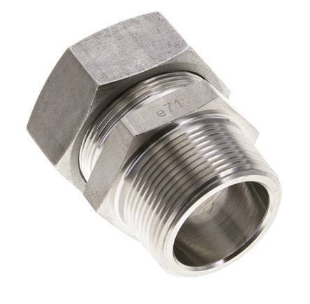 1 1/2'' NPT-Außengewinde x 42L Edelstahl-Schneidring gerade 160 bar DIN 2353 Bild 4