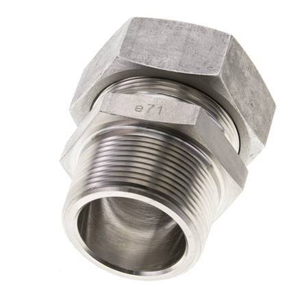 1 1/2'' NPT-Außengewinde x 42L Edelstahl-Schneidring gerade 160 bar DIN 2353 Bild 5