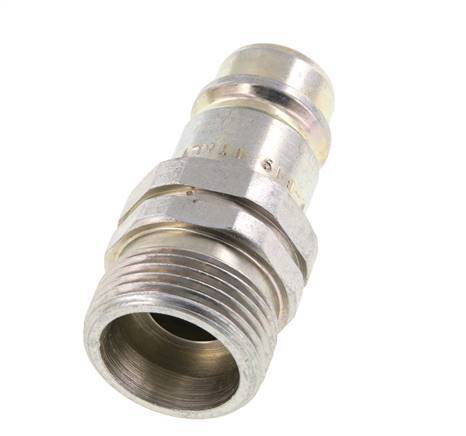 Stahl DN 12,5 Hydraulik-Kupplungsstecker 20 mm S Kompressionsring ISO 7241-1 A/8434-1 D 20,5mm Bild 4