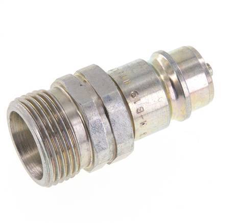 Stahl DN 12,5 Hydraulik-Kupplungsstecker 20 mm S Kompressionsring ISO 7241-1 A/8434-1 D 20,5mm Bild 5