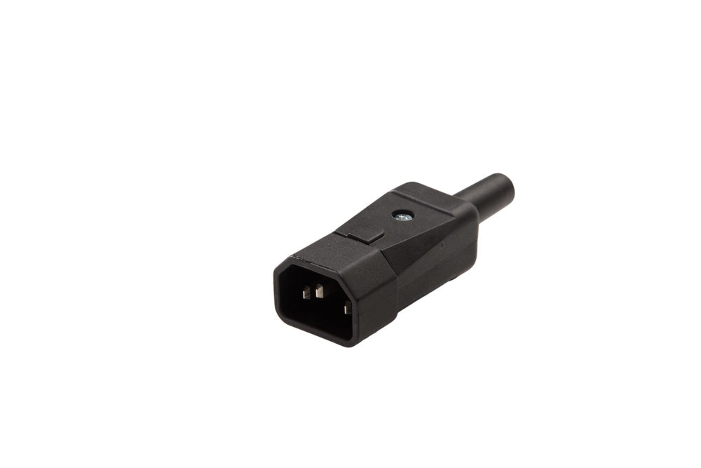 Martin Kaiser C14 IEC Stromanschluss 10A 250V Schwarz - 749/SW [2 Stück]