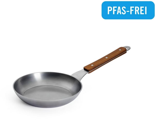 Woll Carbon Steel Bratpfanne Flach Induktion Flachpfanne Karbonstahl PFAS-frei 20 cm