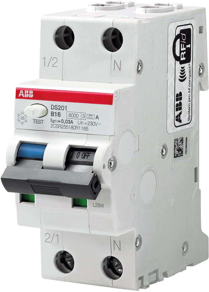 Abb Ds201 32A Rcbo Fehlerstromschutzschalter 300Ma 6Ka - 2Csr255180R3324