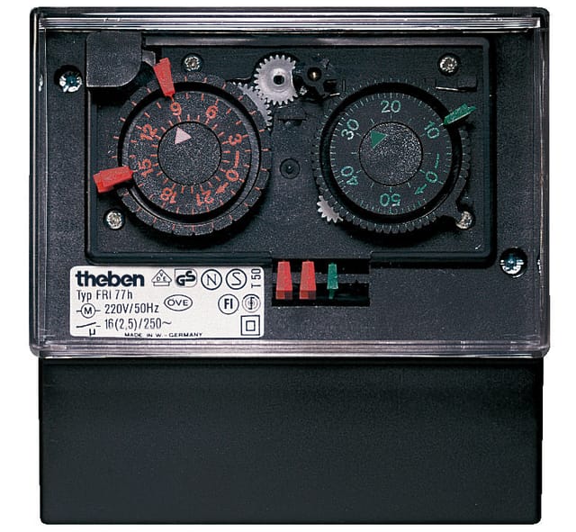Theben FRI 77G Zwei Kanäle Abtauf Timer Schalter - 0770033