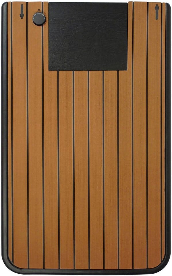 Ubbink Solaris 2 in 1 Bodenplatte Teak für Solar Gartendusche SOLARIS