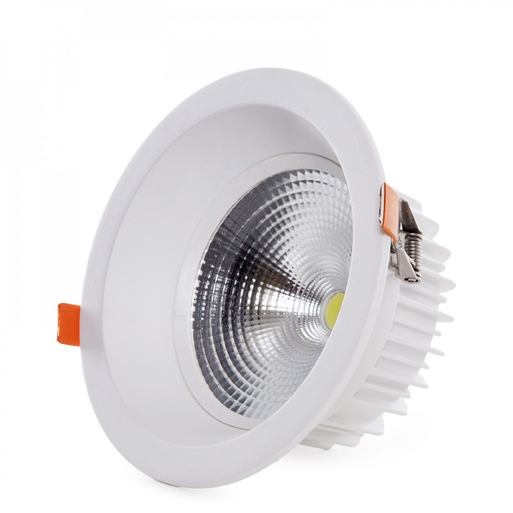 Greenice - Led-rundstrahler, 18 W, 1800 Lm, 4200 °k, Blendfrei, Ugr19, 40.000 Std. [ho-dl-ad-cob-18w-w]