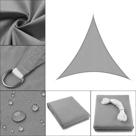 Auvent De Voile D'Ombrage 4x4x4m Pour La Sonnenschutz Für Außen Jardin Patio Yard Party Wasserdicht Protection Solaire Abri Auvent Voile Auvent 90% Bloc Uv Avec Corde Libre...