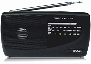 Haeger Handy - Tragbares Multiband-radio Am/fm/lw Mit Teleskopantenne, Kopfhöreranschluss