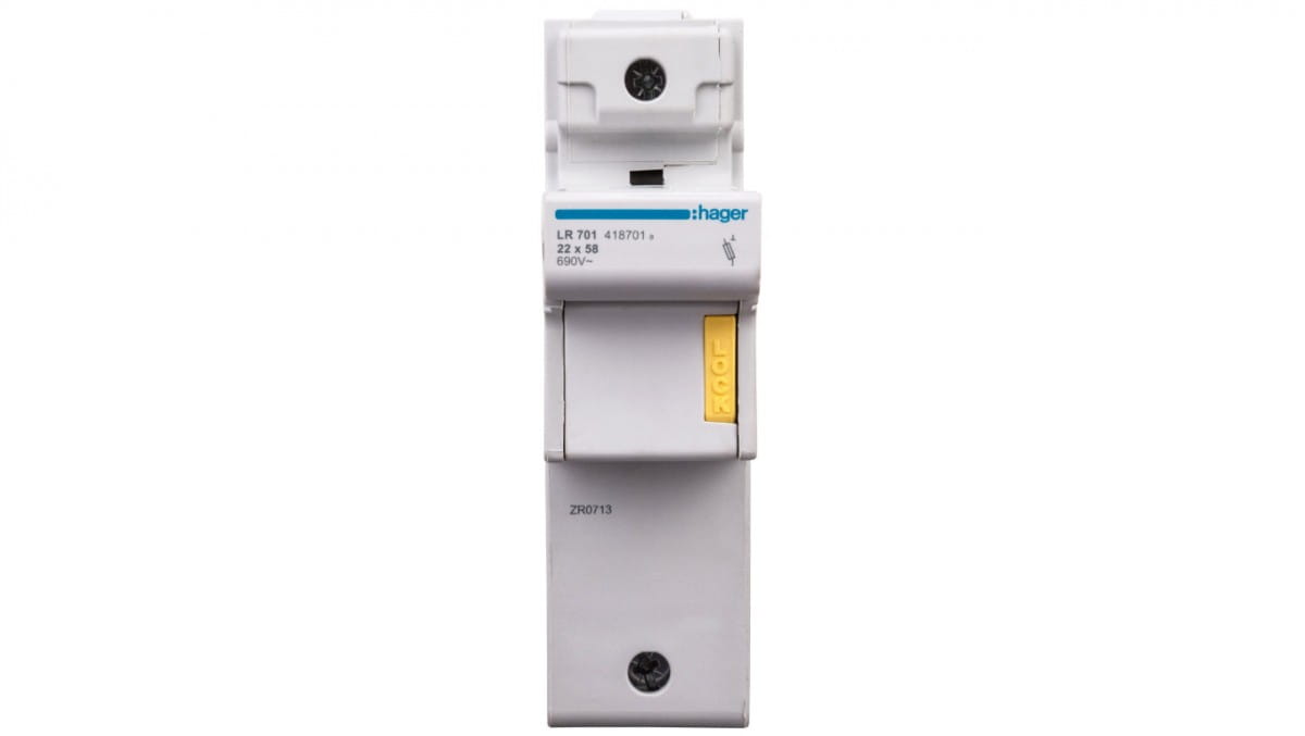 Zylindersicherungsschalter 1p 22x58mm Lr701