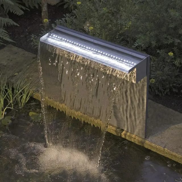 Ubbink Niagara 60 LED SET Wasserfall-Set Edelstahl Beleuchtet