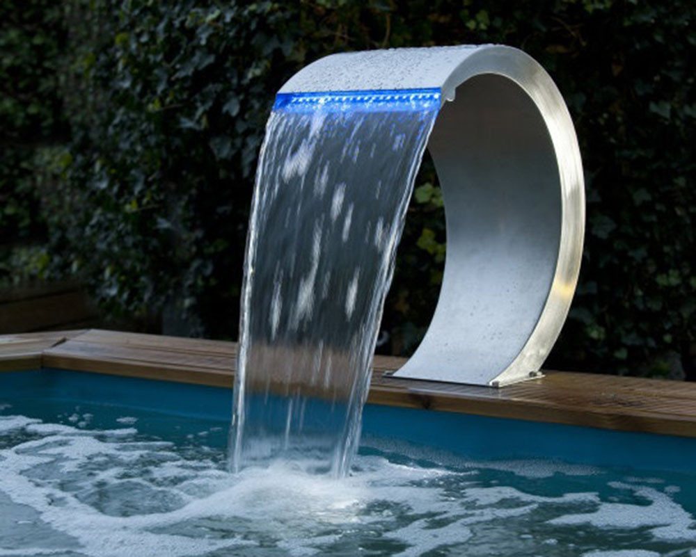 Ubbink MAMBA LED Wasserfall Element Edelstahl 54cm Bild 3