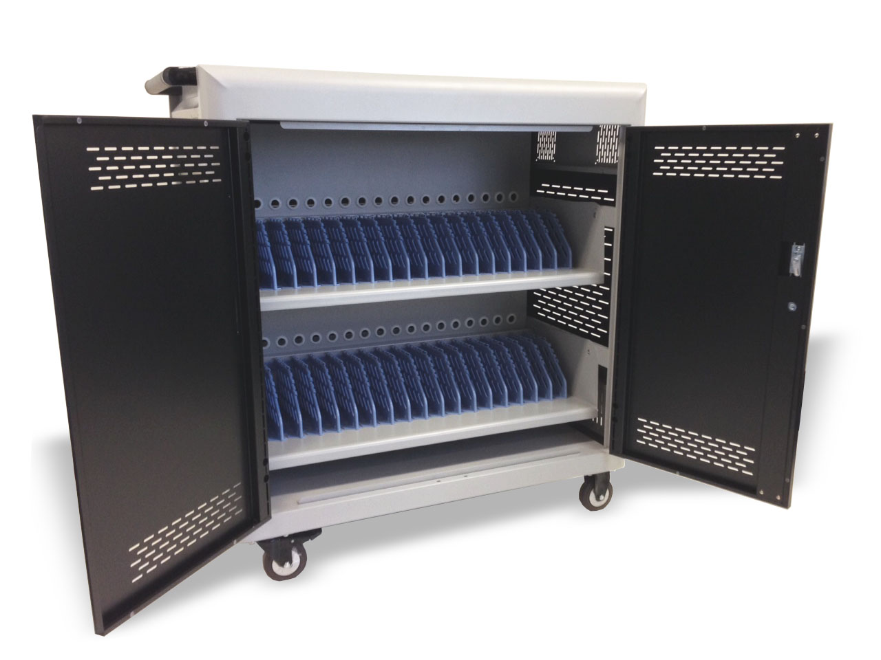 Ivol - Tabletwagen - Safecart 36 Pro+ - Moderne Lagerung In Top-ausstattung - Auch Für Surface