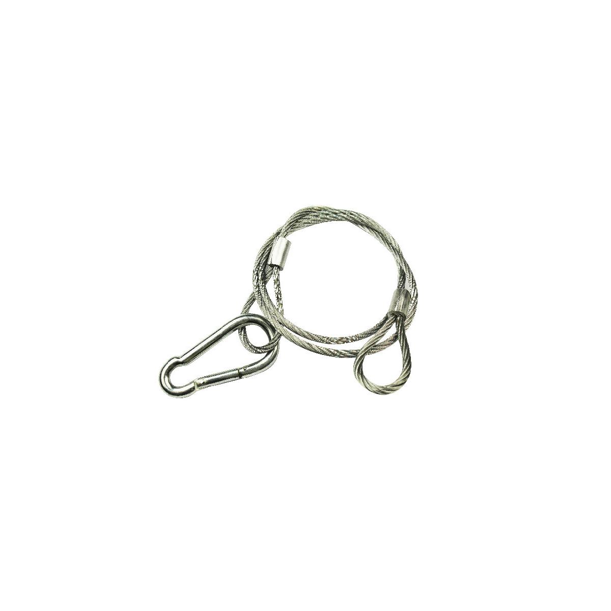 Karma Italiana Safe 5mm Kabelschloss Silber 0,95 M
