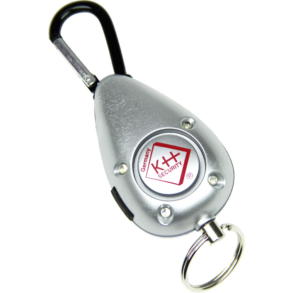 Taschenalarm Silber Mit Led 100190 - Kh-security
