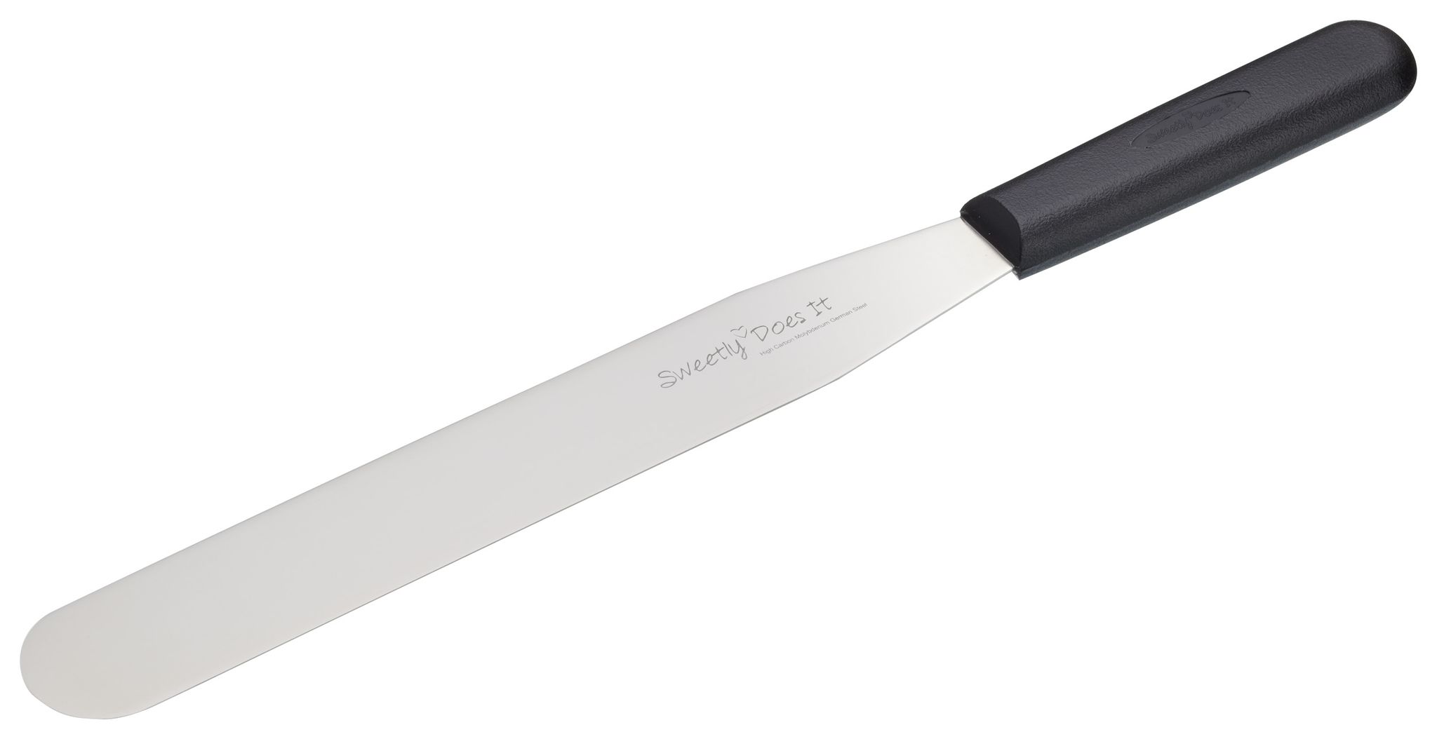 Kitchencraft Süßlich Abgewinkelter Spatel, Edelstahl, Silber, 6x7x43,4 Cm