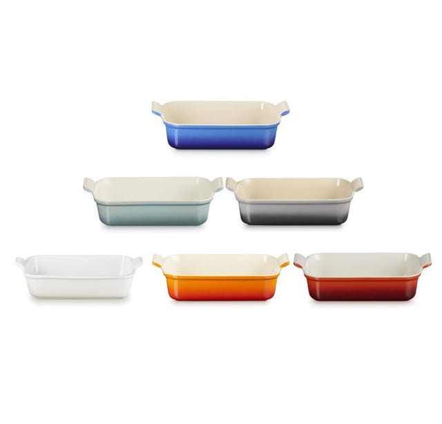Le Creuset Auflaufform Tradition Steinzeug Kirschrot 26cm