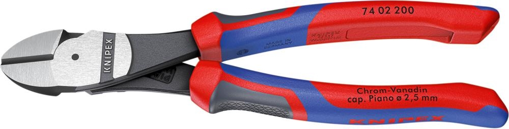 Knipex 74 02 160 Kraft-seitenschneider Mehrko.-hülle Schwarz Atram. 160 Mm