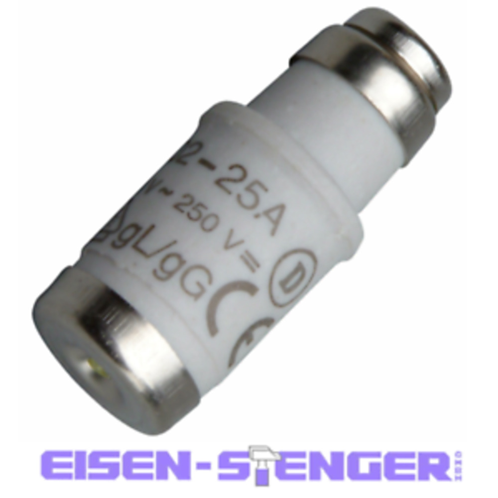 Kopp - Neozed-sicherungseinsatz,da02 25a 380vac – 250vac Gl = Ganzbereich Kabel Und Leitungsschutz, Inhalt: 10 Stück - 327100010