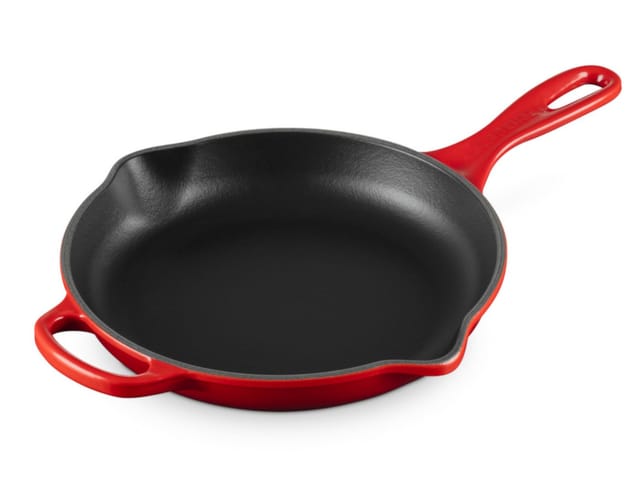 Le Creuset Brat- und Servierpfanne Gusseisen Kirschrot 23cm