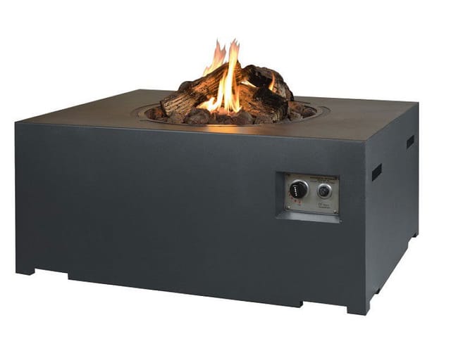 Happy Cocooning Feuertisch rechteckig grau 1070 x 800 mm