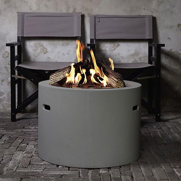 Happy Cocooning Feuertisch rund grau Ø 610 mm