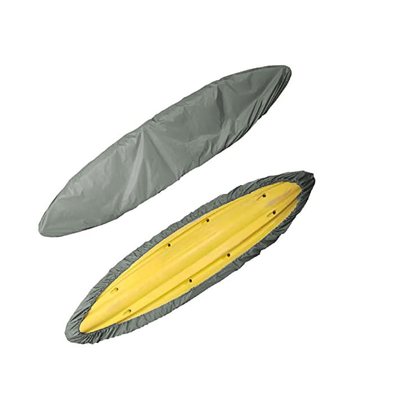 Wasserdichte 210d-abdeckung Für Kajakkanu – Uv50+ Staubschutz – Sonnenschutz Für Fischerboote Grau Passend Für Boote Von 3,6 Bis 4 M