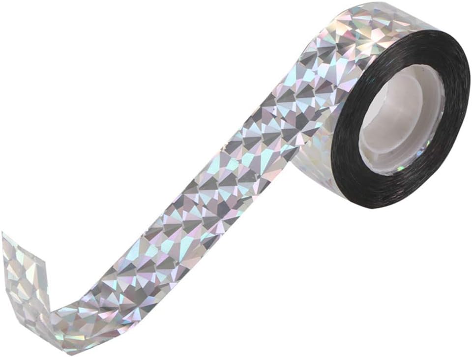 Flach Tape, Reflektierendes Vogelband Doppelseitig Reflektierendes Vogelschutzband, 80 M 2,4 Cm