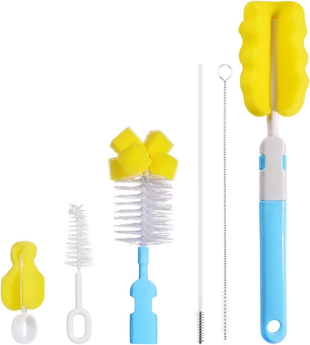 Flaschenbürsten-set Mehrere Anwendungen Flaschenbürste Langstielige Flaschen Reinigungsmittel Zum Waschen Von Bier, Tee, Wasserkocher, Wasserflaschen, Schläuchen, Kaffeemaschinen.