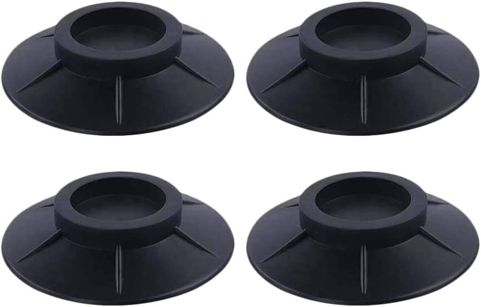 4 Stücke Anti-vibrations-pads Waschmaschine, Waschmaschinen-füße, Universal-gummifüße, Anti-vibrations-gummifüße, Dämpfer-pads Für Waschmaschinen, Wäschetrockner (schwarz)