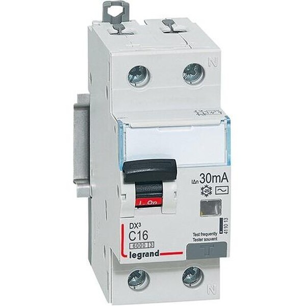 Fehlerstromschutzschalter 2p 16a C 0,03a Typ Ac P312 Dx3 411013