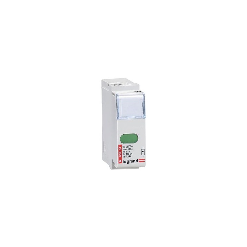 Legrand 003934 Ersatzmodul Für Überspannungsschutz 40 Ka, 400 V
