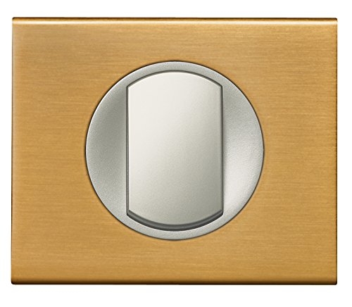 Legrand Céliane Platte Bronzefarben Metallfinish