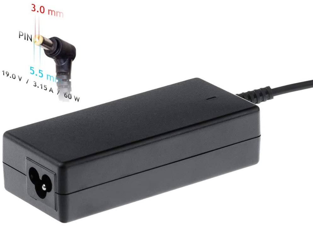 Akyga Ak-nd-13 Samsung Laptop-netzteil 19v 3,16a 60w 5,5 X 3,0 Mm + Stift