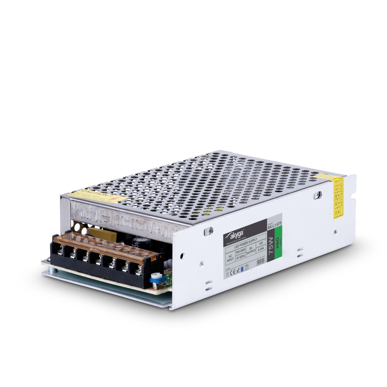 Akyga Ak-l1-075 Led-modulnetzteil 75w 12v 6,25a Interne Schaltung Für Led-streifen
