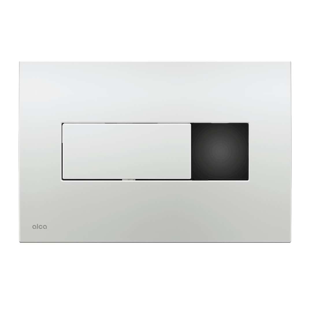 Alcadrain Betätigungsplatten - Elektronische Spülauslösung, Für Slim-installationssysteme, Netzanschluss, Chrom Glänzend M371s-slim