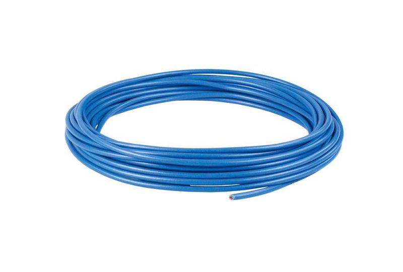 Anschlussleitung Pvc-leitung Kabelring 5m Blau H07v-k 6mm²