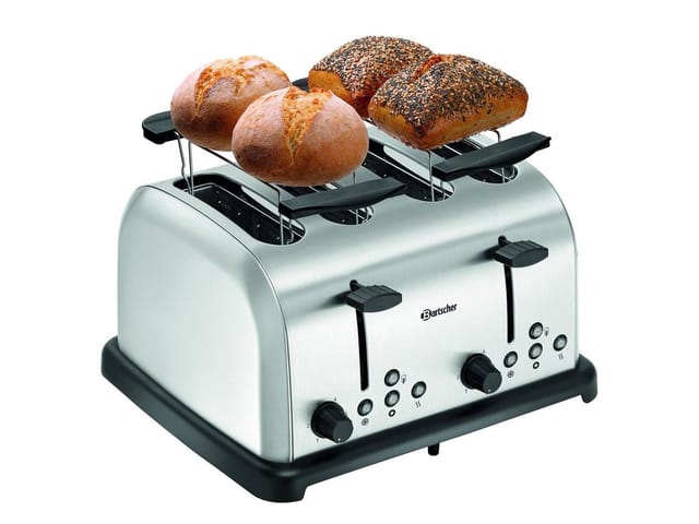 Bartscher Tbrb40 Toaster 4 Scheiben Edelstahl