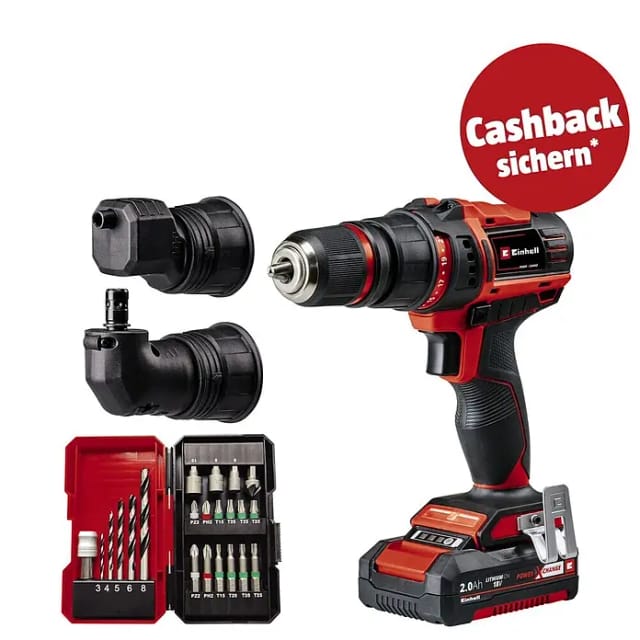 Power X-Change Akku-Bohrschrauber TE-CD 18/45 3X-Li +22, 18Volt