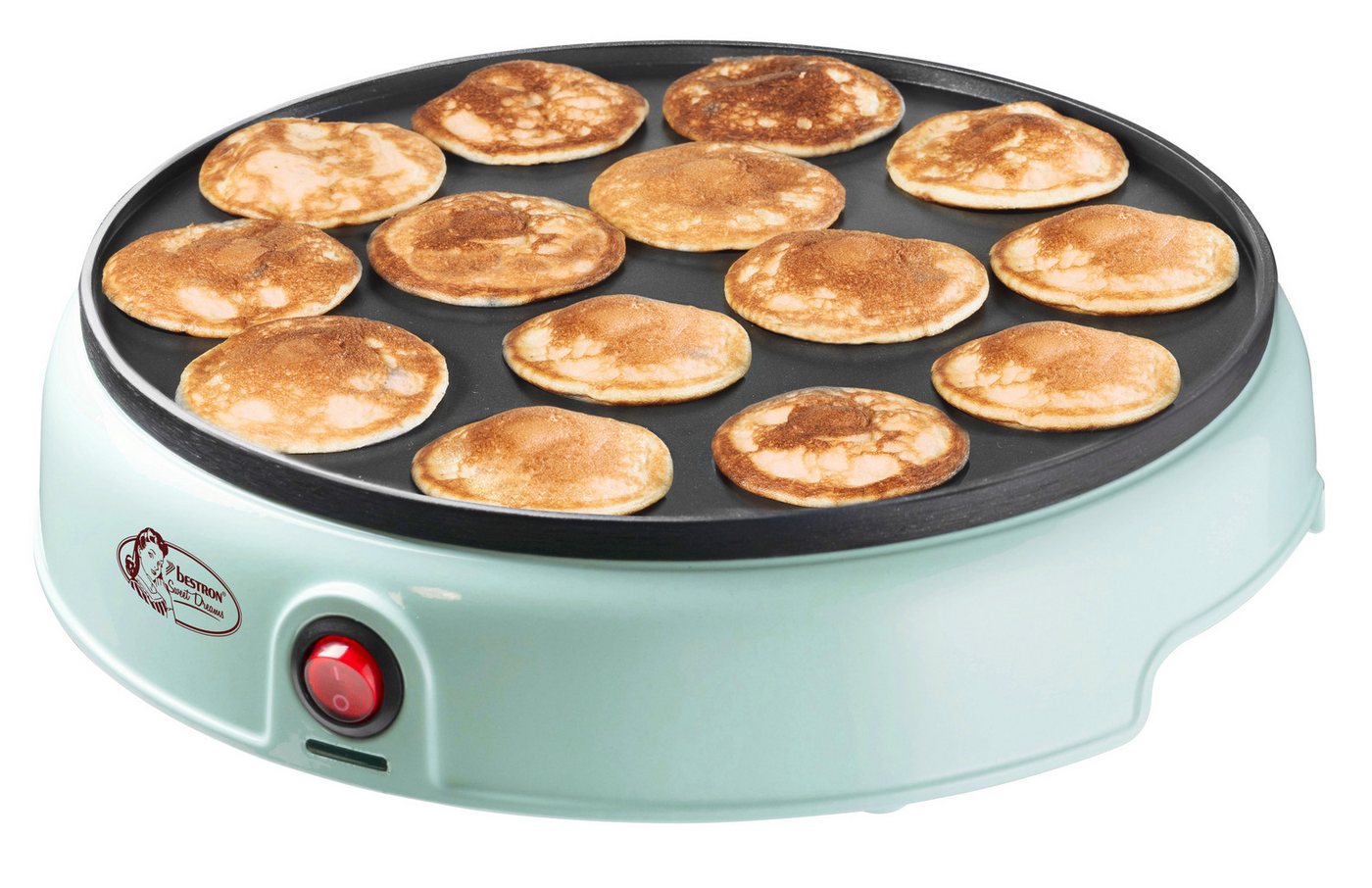 Poffertjes-gerät Apfm700sdm 800 W Minzgrün Bestron