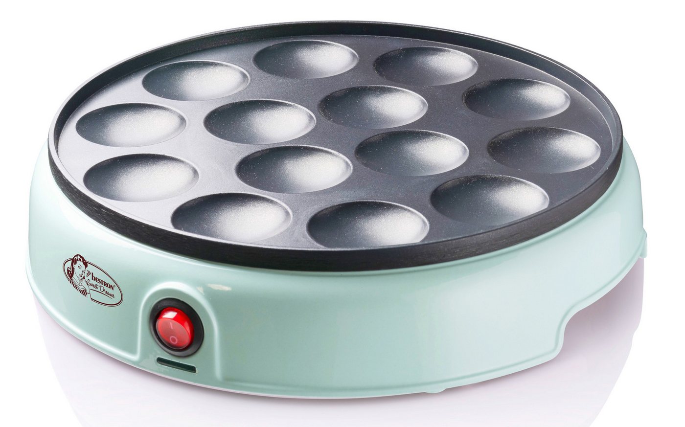 Poffertjes-gerät Apfm700sdm 800 W Minzgrün Bestron Bild 4