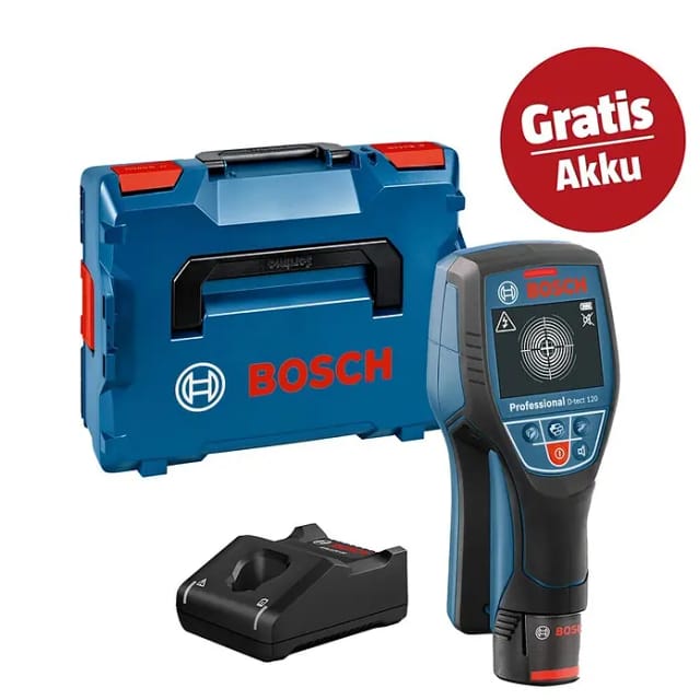 PRO Akku-Wallscanner D-tect 120 Professional, 12Volt, Ortungsgerät