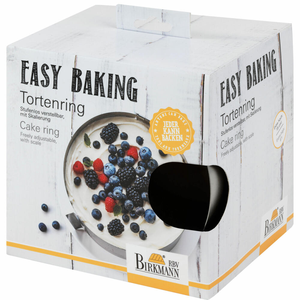 Easy Baking Dessertring - Verstellbar, Hoch / Birkmann